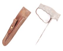 INCREDIBLY RARE WWI OFFICER'S ROBBINS PUSH DAGGER