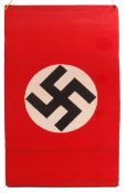 RARE WWII GERMAN THIRD REICH NAZI PARTY PAPER BANNER