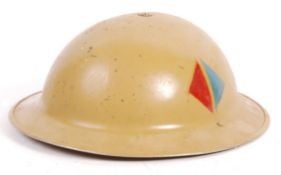 RARE WWII 8TH ARMY ROYAL ARTILLERY AFRICA HELMET
