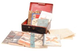 WWII 1940'S DEED TIN WITH RAF ROYAL AIR FORCE EPHE