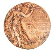 RARE 1920'S BRITISH MOTOR CYCLE RACING CLUB PLAQUE