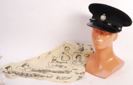 ORIGINAL WWII ERA ST JOHN'S AMBULANCE CAP & TRAINI