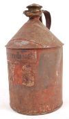 RARE WWI FIRST WORLD WAR CAN OF BENZOLINE OIL - TA