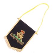 BRITISH MILITARY BANNER OF THE ROYAL REGIMENT OF ARTILLERY