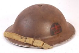 RARE WWII ORIGINAL BRITISH COMMANDO STEEL BRODIE H