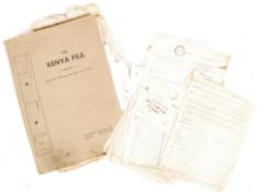 RARE FOLDER OF WWII POW LETTERS - DUKE OF CORNWALL