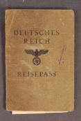 ORIGINAL WWII THIRD REICH GERMAN NAZI REISEPASS