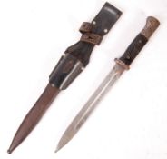 RARE WWII GERMAN 1942 K98 RIFLE BAYONET & SCABBARD