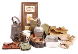 COLLECTION OF ASSORTED WWI & WWII MILITARIA