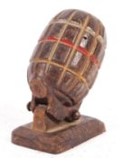 RARE WWI FIRST WORLD WAR TRENCH ART MILLS BOMB INK