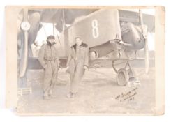 ORIGINAL WWI RFC FLYING CORPS FRENCH AVIATOR PHOTO