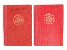 ORIGINAL WWII THIRD REICH GERMAN LABOUR BOOKS