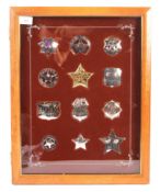 RARE COMPLETE SET OF FRANKLIN MINT SILVER LAWMEN BADGES