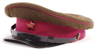 WWII SECOND WORLD WAR SOVIET RUSSIAN UNIFORM PEAKED CAP