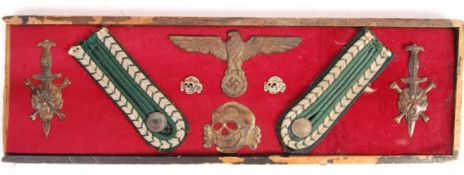 RARE ORIGINAL WWII GERMAN SS UNIFORM BOARD - BROUG