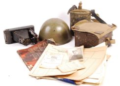 COLLECTION OF ASSORTED WWII RELATED MILITARIA