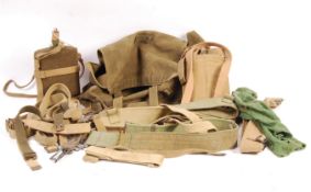 ASSORTED BRITISH ARMY MILITARY UNIFORM WEBBING
