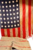 RARE ORIGINAL WWII AMERICAN ARMY PACIFIC WAR FLAG