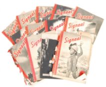 COLLECTION OF WWII DUTCH ' SIGNAAL ' MAGAZINES