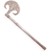 UNUSUAL BELIEVED 19TH / 20TH CENTURY INDIAN TABAR BATTLE AXE