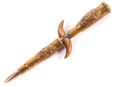 WWI FIRST WORLD WAR TRENCH ART DAGGER