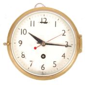 A rare Smiths made WWII Second World War British Naval Navy ships / submarine bulkhead astral clock.