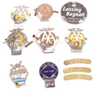 ASSORTED VINTAGE CAR BADGES