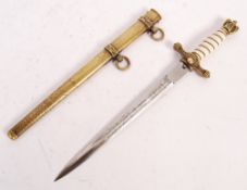 ORIGINAL WWII THIRD REICH GERMAN OFFICER'S KREIGSMARINE DAGGER