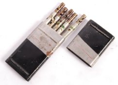 INCREDIBLY RARE SET OF WWII PENCIL DETONATORS