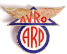 RARE ORIGINAL WWII AVRO ARP AIR RAID PRECAUTIONS B