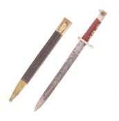 UNUSUAL WWI GERMAN IMPERIAL ARMY S71/84 DRESS BAYONET