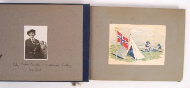 VINTAGE 1940'S GIRL GUIDES INTEREST PHOTOGRAPH ALBUM