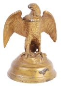 ANTIQUE IMPERIAL GERMAN WWI BRONZE EAGLE DESKTOP I