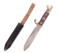 WWII SECOND WORLD WAR GERMAN NAZI HITLER YOUTH HJ DAGGER