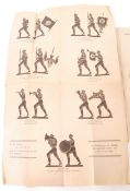 PRE WWII GERMAN NAZI THIRD REICH ' FOLK ART ' PAPER STENCILS