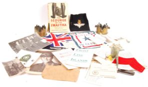 COLLECTION OF ASSORTED WWII MILITARIA & RELATED IT
