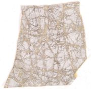 RARE CANVAS SECTION OF 1930'S BRITISH AIRSHIP CANV