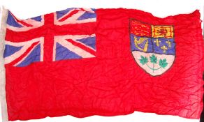 RARE WWII 1940 SECOND WORLD WAR CANADIAN RED ENSIG