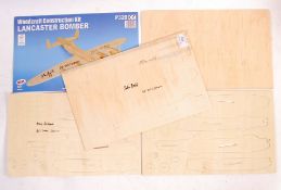 WWII LANCASTER BOMBER CONSTRUCTION KIT AUTOGRAPHED
