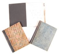 CHARMING HAND WRITTEN BRITISH RAILWAY STATIONS LIST