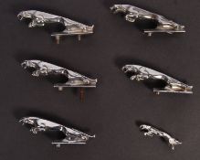 JAGUAR CAR MASCOT HOOD ORNAMENTS OF THE LEAPING JAGUAR