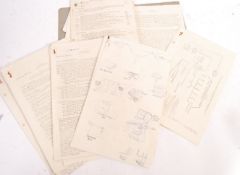 ORIGINAL WWII LANCASTER AVRO ENGINE FILE FROM RAF