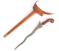 ORIGINAL 20TH CENTURY ANTIQUE MALAYAN KRIS