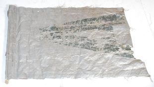 RARE LARGE SECTION OF 1930'S BRITISH AIRSHIP CANVA