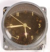 ORIGINAL WWII SECOND WORLD WAR AIRCRAFT COCKPIT CLOCK