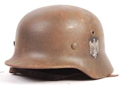 RARE WWII GERMAN STAHLHELM HELMET LIBERATED VON RI
