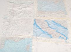 COLLECTION OF POST-WWII SILK ' ESCAPE ' MAPS OF EU