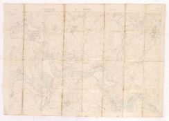 ORIGINAL WWI FIRST WORLD WAR SOMME TRENCH MAP