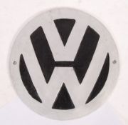 CONTEMPORARY VINTAGE STYLE VW VOLKSWAGEN ROUND METAL SIGN