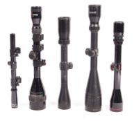 COLLECTION OF ASSORTED AIR RIFLE / RIFLE SCOPES
